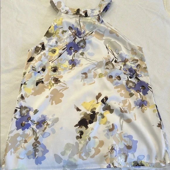 White House Black Market Floral Halter Top - Multicolor - Picture 4 of 4